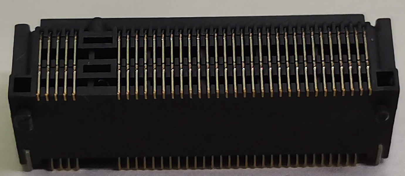 1244-00S4000 NGFF M.2 67-Pin SMT Connector Side View